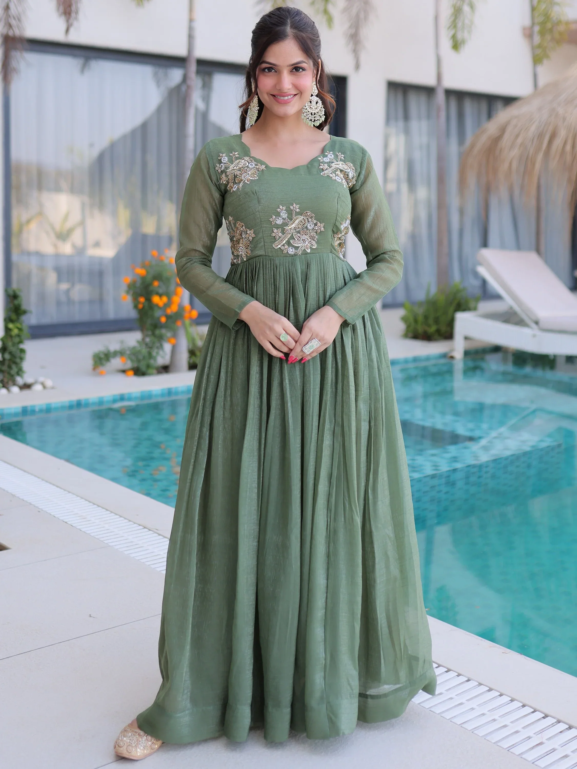 Soft Georgette Gown